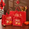 Nova Bolsa de Mão Vermelha, Sacola de Presente, Sacola de Embalagem Festiva de Luxo, Sacola de Doces do Ano do Cavalo, Sacola de Presente de Ano Novo