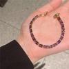El Joker viene dulce pequeña princesa 2024 nuevo pulsera de circón galvanizado estilo red-hot niche lujo ligero