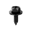 Guardabarros de Coche Protector de Sellado Clip de Remache Tornillo Sujetador Parachoques Cabeza Hexagonal Tornillo Autorroscante Universal