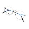 Nuevas Monturas de Gafas de Titanio Puro para Mujer, Monturas Redondas Personalizadas, Estilo Universitario Retro Artístico con Monturas de Gafas para Miopía con Bloqueo de Luz Azul para Hombre