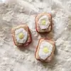 Liquidação em estoque Feltro de Lã Decorações de Donut para Chá da Tarde Biscoitos Sobremesa de Chocolate Processável