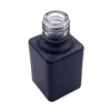 Frasco de Vidro Vazio para Esmalte 3-6ml Preto Fosco Borrifador Frasco de Recarga para Esmalte em Gel Pode Ser Impresso com Logo Serigrafia