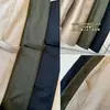 Pantalones retro versátiles de cintura alta y pierna ancha con una caída estructurada, cintura elástica en la espalda y bolsillos grandes para un look casual favorecedor para el trabajo H090910