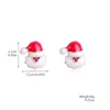 Pendientes de Navidad Europeos y Americanos Set de Pendientes de Navidad Copo de Nieve Campana Pendientes de Navidad Árbol de Navidad Pendientes de Navidad Transfronterizos