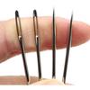 Pacote com 15/25 peças Agulha de aço olho grande Fácil de enfiar Dispositivo de passar linha Agulha de costura manual DIY para roupas feitas à mão