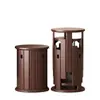 Bancos de madera maciza para uso doméstico, bancos apilables, combinación de almacenamiento, taburetes redondos altos, taburetes apilables, taburetes de repuesto apilables para invitados en el comedor