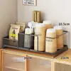 Estante de Almacenamiento para Vasos Desechables Portavasos de Papel Portavasos de Agua Portavasos de Escritorio Tapa para Vasos de Té con Leche Caja de Almacenamiento para Vasos de Café