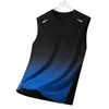 Camiseta Deportiva Transpirable de Secado Rápido Nueva de Verano Chaleco Delgado de Manga Corta Ropa para Correr Bádminton Entrenamiento