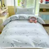 Juego de ropa de cama completo para dormitorio universitario, juego de sábanas bajeras de seis piezas 100% algodón para literas, juego de tres piezas de algodón puro al por mayor