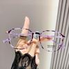 Gafas de lectura coloridas ultraligeras anti luz azul, gafas de moda para ancianos, gafas de lectura de alta definición de alta gama para mediana edad y ancianos Douyin