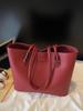 Bolsa Tote Texturizada Estilo Ocidental de Grande Capacidade para Comércio Exterior Transfronteiriço Bolsa de Mão para o Dia a Dia Bolsa de Braço Simples e Moderna Bolsa de Mão