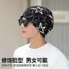 Gorro de dormir transpirable de algodón puro para hombres y mujeres, fino, con aire acondicionado, de cinco estrellas, con graffiti, turbante versátil para después del parto