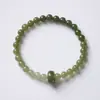 Pulseira Design Anel Corrente Jade Hetian Água Clara Gradiente Natural, Nova Pulseira Giratória da Sorte Estilo Chinês, Atacado Cultural e Criativo do Templo