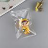 Bolsa Transparente de PVC con Cremallera Caja Ciega Almacenamiento de Muñecas Bolsa de Pinza Joyería Joyería Bolsa de Empaque para Almacenamiento a Prueba de Polvo