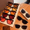 Gafas de sol con protección solar para celebridades de Internet GM, nuevas gafas de sol cuadradas de alta gama Sense 2024 para mujer, gafas de sol con protección UV para miopía para hombres.