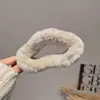 Presilha de Cabelo de Pelúcia Nuvem para Mulheres Presilha de Disco para Parte de Trás da Cabeça Outono e Inverno marrom Presilha de Tubarão Grande Acessório de Cabeça Presilha de Cabelo Elegante