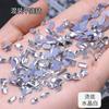 Venta al por mayor de joyas para uñas mixtas con diamantes de imitación de color rojo brillante y explosión de red, con diamantes de imitación de color mágico aurora, con efecto hielo a través de las uñas.