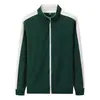 Terno de beisebol com zíper fino primavera e outono, moletom com logotipo impresso, jaqueta de roupas Xuanquan, roupas de trabalho, bordado impresso