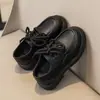 Zapatos de piel para niños y niñas 2026 primavera y otoño nuevo estilo británico suela blanda zapatos de baile negros para niños, zapatos de piel para actuación infantil