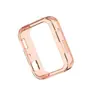 Adecuado para Xiaomi Watch Funda Protectora Transparente Semi-Cerrada Miwatch Funda Protectora Anti-Caídas de Goma Suave TPU Galvanizado Totalmente Cerrada