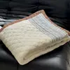 Exportado para a Coreia, Colcha de Piquet Classe A para Mães e Bebês com Dez Camadas de Gaze de Algodão Puro, Jacquard Tingido no Fio e Núcleo de Fibra de Soja