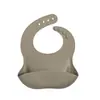 Baberos de Silicona, Baberos para Alimentar Bebés, Baberos Impermeables de Grado Alimenticio para Comer, Baberos Finos para Saliva, Juego de Vajilla Infantil Anti-Suciedad