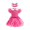 Comercio Exterior Ropa Infantil 2025 Transfronterizo Traje de Gateo para Bebé Niña Vestido de Princesa Ailo para Halloween Falda de Gasa Esponjosa para Bebé