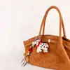 Pingente de Bolsa Porquinho de Feltro de Lã Nepalesa Chaveiro de Carro Tecido à Mão Presente para Casal Pingente de Bolsa Atacado