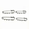 Alfileres de Seguridad de Tres Agujeros y Cuatro Agujeros Accesorios para Joyería DIY Pines Ceñidores de Cintura Broches Decorativos Personalizados Alfileres de Seguridad Anti-Exposición