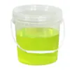 Balde de Embalagem para Frutas e Frutos do Mar Liofilizados em Molho de PP Espessado, Balde de Embalagem 1-25 Litros, Embalagem para Viagem, Balde de Plástico Selado Transparente