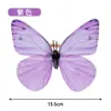 Polvo para Dedos Danza de Mariposas Especial Rima de Mariposa Anillo Danza Clásica Infantil Rima Corporal Combinación de Actuación Flor de Mano Tocado Accesorios