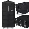 Saco de envio grande capacidade armazenamento mudança edredom roupas roda universal com rodas mala de viagem