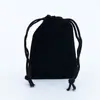 Bolsa de Veludo com Cordão para Armazenamento de Fones de Ouvido, Bolsa Personalizada de Veludo com Cordão