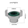 SME 073213 Conector Rápido de Aço Inoxidável Rosca Interna de 1/2 Polegada Conector Rápido para Cartão de Grades de Aço Inoxidável