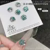 Pedras de strass em formato de oliva premium sem base, K9 diamante para nail art, acessórios para unhas de bola de diamante quadrado oval super brilhante