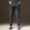 Pantalones Casuales Grises de Alta Gama Italianos para Hombre Primavera y Otoño 2026 Nuevos Ajustados Rectos Versátiles de Negocios Pantalones Elásticos