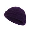 Sombrero Frío Transfronterizo Sombrero Melón Sombrero Tejido Sombrero Callejero Hip-hop Corto Sombrero de Lana Sombrero Callejero Retro de 6 Paneles para Hombre y Mujer