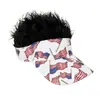 Gorra para Peluca Artificial de Amazon Transfronteriza Gorra Conmemorativa del 250 Aniversario de la Bandera Estadounidense Gorra de Béisbol Protector Solar de Moda Personalizado