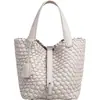 Bolso de mujer tejido modelo nuevo 2026, bolso de mano para mujer, bolsa tipo cesta tote, bolso cubo, bolso de hombro y cruzado para el día a día