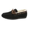 Zapatos Doudou Flats 2025 Invierno Nuevo Estilo Coreano Zapatos Casuales de Terciopelo para Mujer Zapatos de Algodón Slip-On Perezosos Modernos