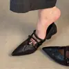 Zapatos Mary Jane para Mujer Estilo Retro Maduro Artístico de Moda Cómodos Versátiles 2026 Nueva Llegada Diseño de Nicho Zapatos para Viajar al Trabajo
