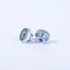 Gb806 Tuerca Redonda Moleteada de Alta Cabeza, Acero al Carbono Galvanizado Tuerca Moleteada Escalonada, Tuerca de Ajuste Dentada de Apriete Manual