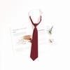 Corbata Roja para Mujer Estilo JK Japonés Estilo Perezoso Corbata Libre Estilo Universitario Corbata para Hombre DK Corbata a Rayas Accesorios para Camisa Moderno