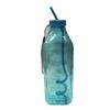 Taza botella de refresco cuadrada asa en forma de corazón impresión taza portátil pajita regalo publicitario taza al por mayor RS-201288