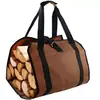 Bolsa de Lona para Lenha Mais Vendida no Exterior Bolsa Grande para Armazenamento de Lenha Bolsa de Ferramentas Bolsa para Lenhador Bolsa Resistente ao Desgaste para Transporte de Lenha