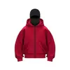 Nueva Sudadera con Capucha y Cremallera de Doble Capa, Diseño Único Transfronterizo para Primavera y Otoño, Estilo Urbano Holgado para Hombres y Mujeres