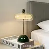 Lámpara de mesa estilo crema para dormitorio principal, de alta gama 2026 nueva luz nocturna ambiental recargable rosa retro para niños