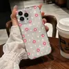 Funda transparente suave estilo coreano, floral de primavera, corazón rosa para iPhone 15, cubierta protectora, oferta especial, modelo nuevo para Apple 17