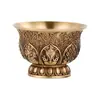 Atacado do Fabricante Latão Oito Tesouros Copo de Água Copo de Água Benta Artesanato Ornamentos Tigela dos Oito Tesouros de Xizang Tigela Octogonal Tigela dos Oito Tesouros