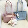 Misma Fuente que una Marca Cierta ~ Bolso de Hombro Individual Tejido a Mano con Asa Larga para Mujer, Nuevo Bolso Tejido de Gran Capacidad para el Verano